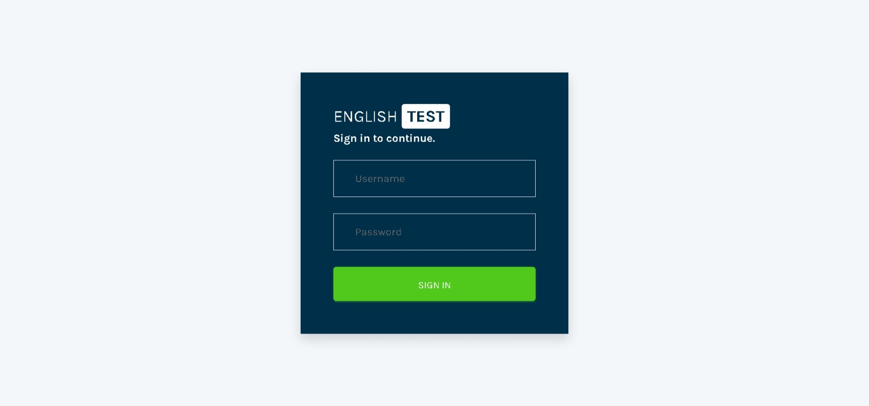 English Test Online